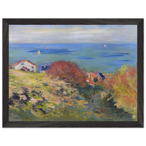 Pourville by Claude Monet — Framed art print at Zephyeer