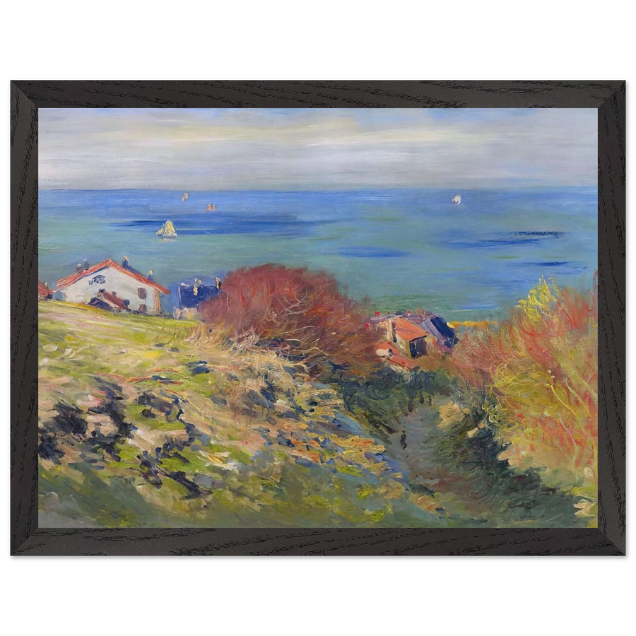 Pourville by Claude Monet — Framed art print at Zephyeer