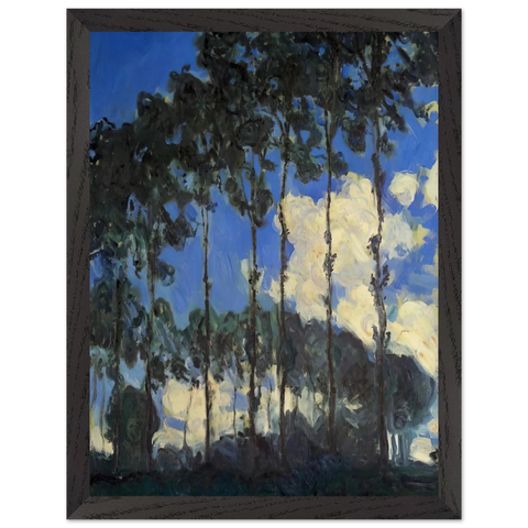 Poplars on the Banks of the Epte by Claude Monet — Framed art print at Zephyeer
