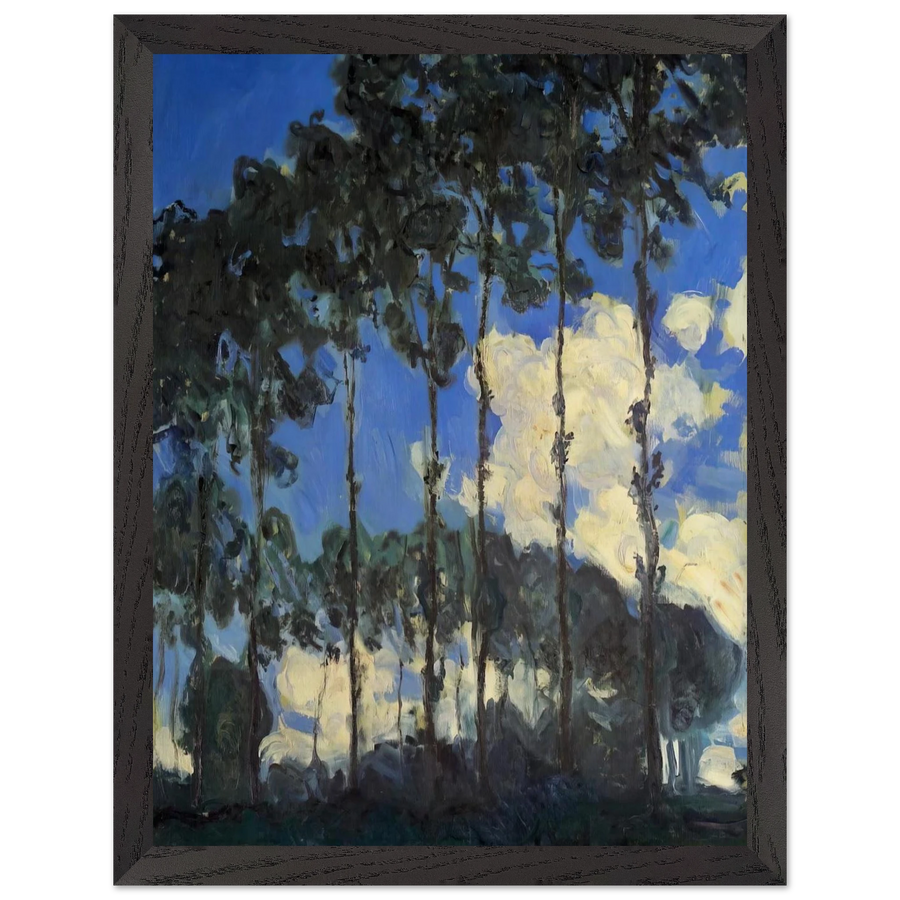 Poplars on the Banks of the Epte by Claude Monet — Framed art print at Zephyeer