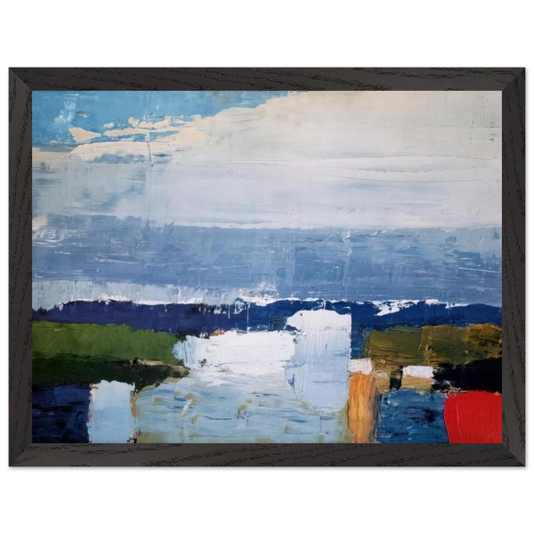 Paysage du midi - Art Informel by Nicolas de Stael — Framed art print at Zephyeer