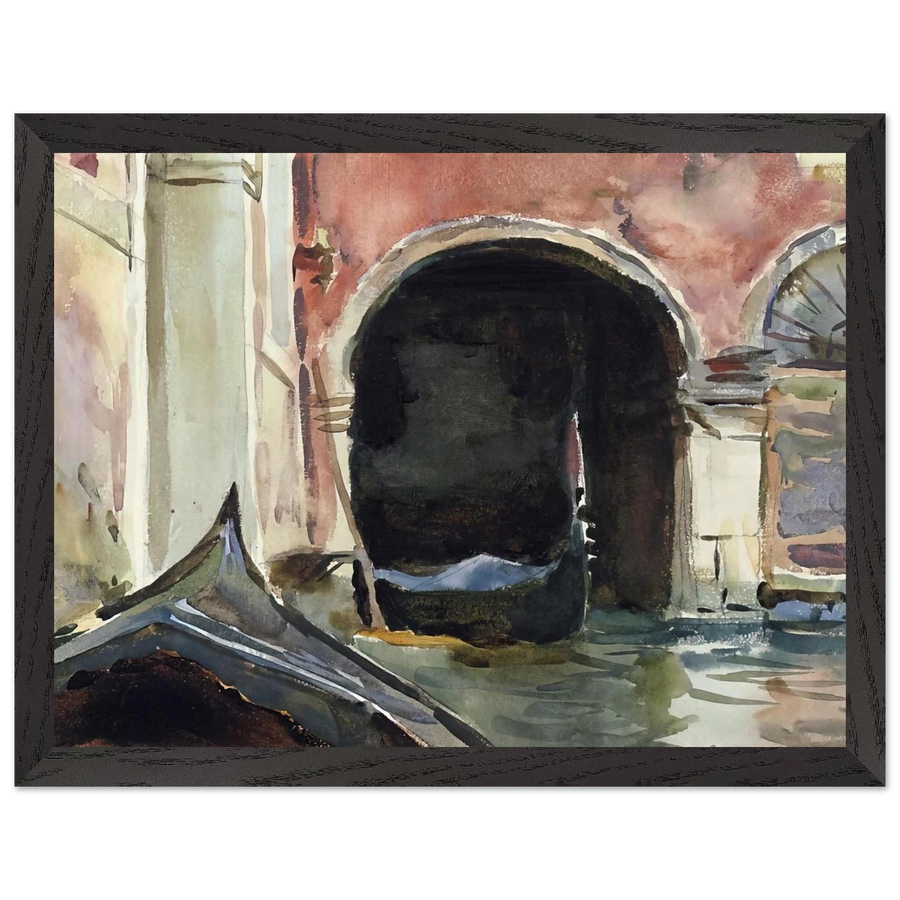 Venetian Canal by John Singer Sargent — Framed art print at Zephyeer