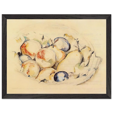 Fruits by Paul Cézanne — Framed art print at Zephyeer