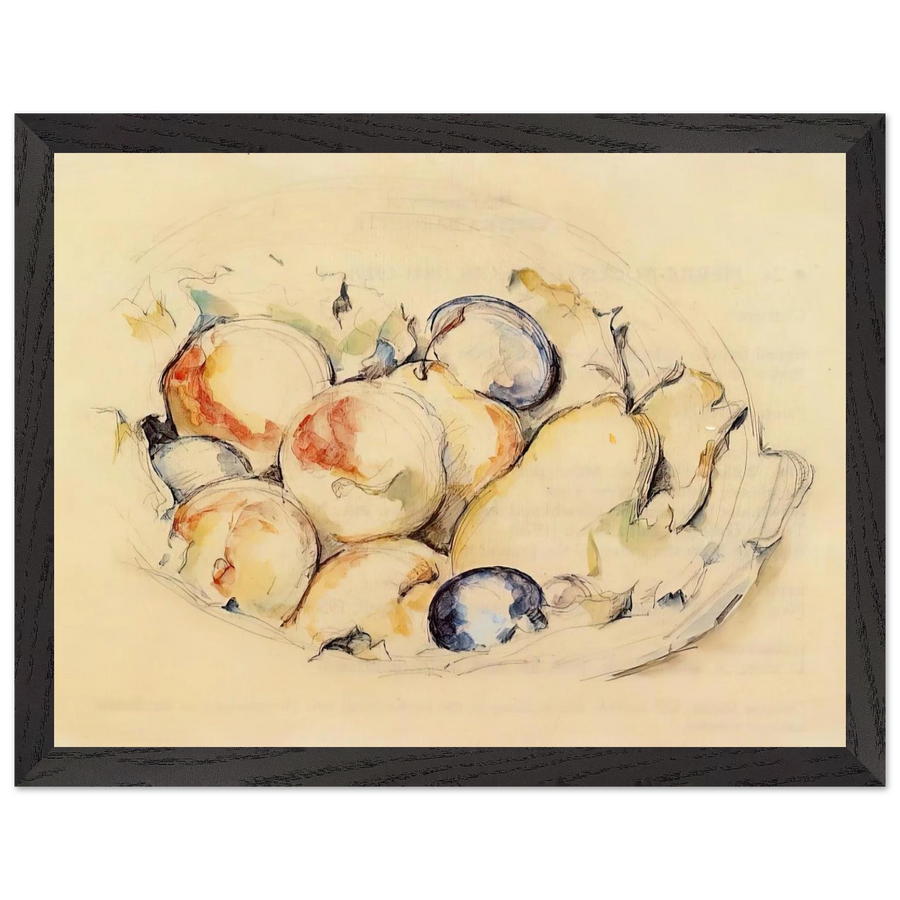 Fruits by Paul Cézanne — Framed art print at Zephyeer