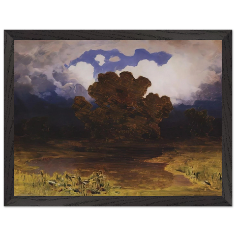 Forest Lake. Cloud by Arkhyp Kuindzhi — Framed art print at Zephyeer