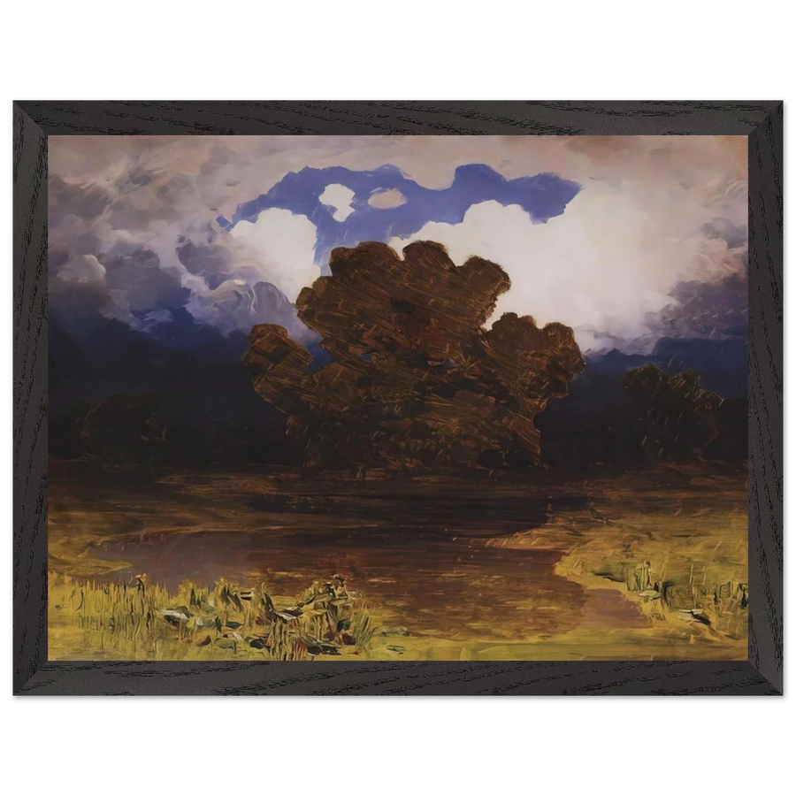 Forest Lake. Cloud by Arkhyp Kuindzhi — Framed art print at Zephyeer