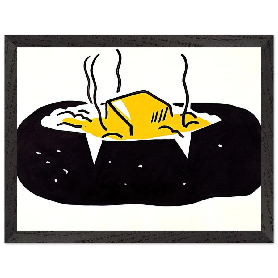 BAKED POTATO 1962 1 by Roy Lichtenstein — Framed art print at Zephyeer
