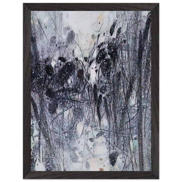 EVOCATION BLEUE 1989 by Chu teh Chun — Framed art print at Zephyeer