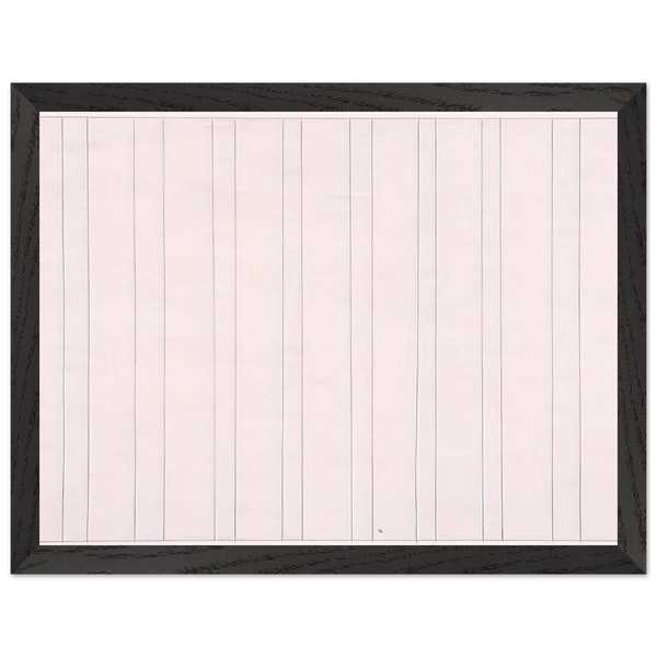 Praise by Agnes Martin — Framed art print at Zephyeer
