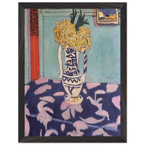 LES COUCOUS TAPIS BLEU ET ROSE 1911 by Henri Matisse — Framed art print at Zephyeer