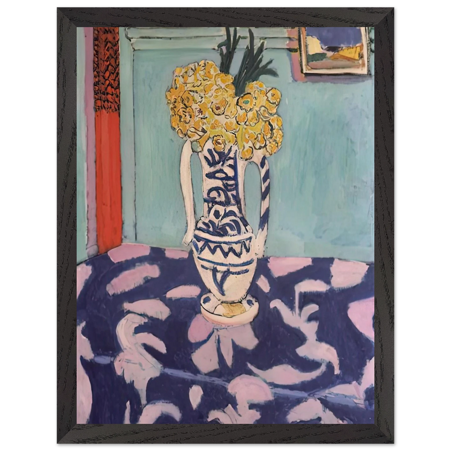 LES COUCOUS TAPIS BLEU ET ROSE 1911 by Henri Matisse — Framed art print at Zephyeer