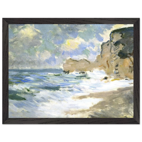 Receding Waves by Claude Monet — Framed art print at Zephyeer