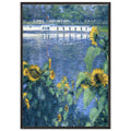 SUNFLOWERS ON THE BANKS OF THE SEINE by Gustave Caillebotte — Framed art print at Zephyeer