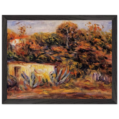 Cabin with Aloe Plants by Pierre-Auguste Renoir — Framed art print at Zephyeer