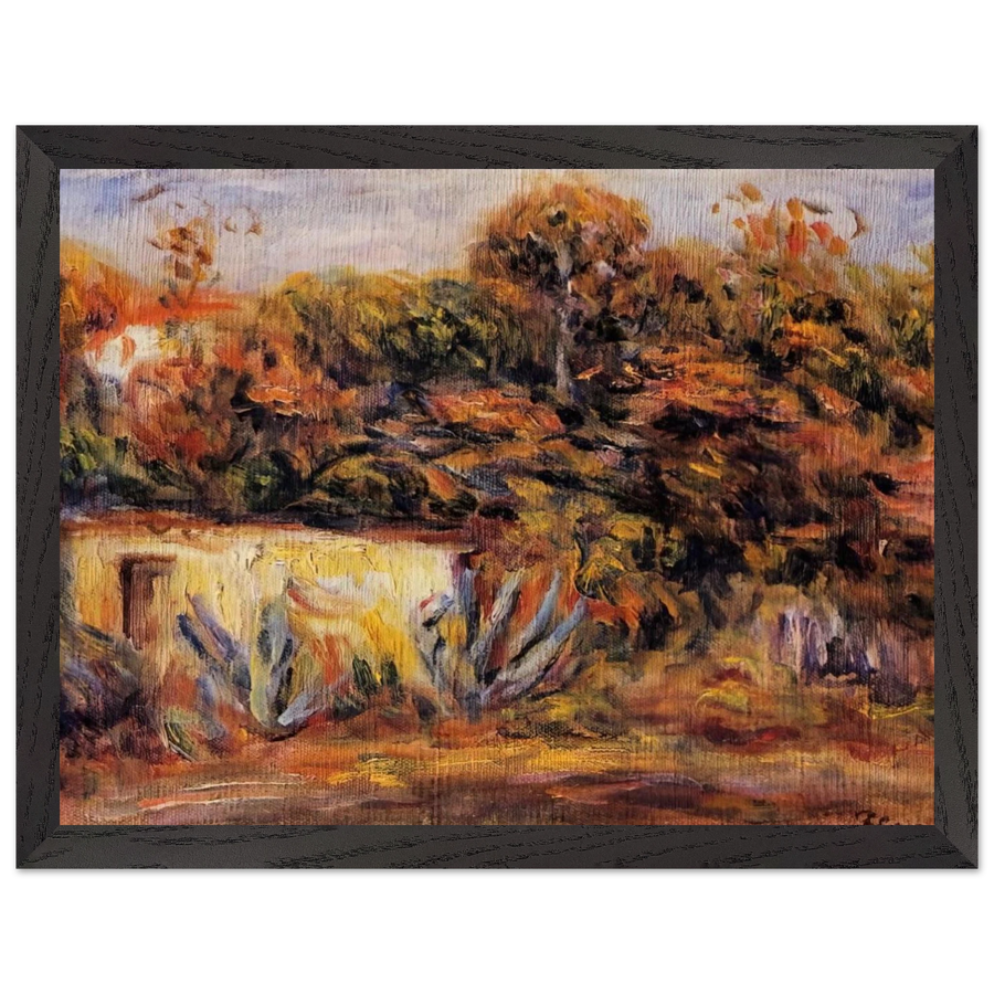 Cabin with Aloe Plants by Pierre-Auguste Renoir — Framed art print at Zephyeer