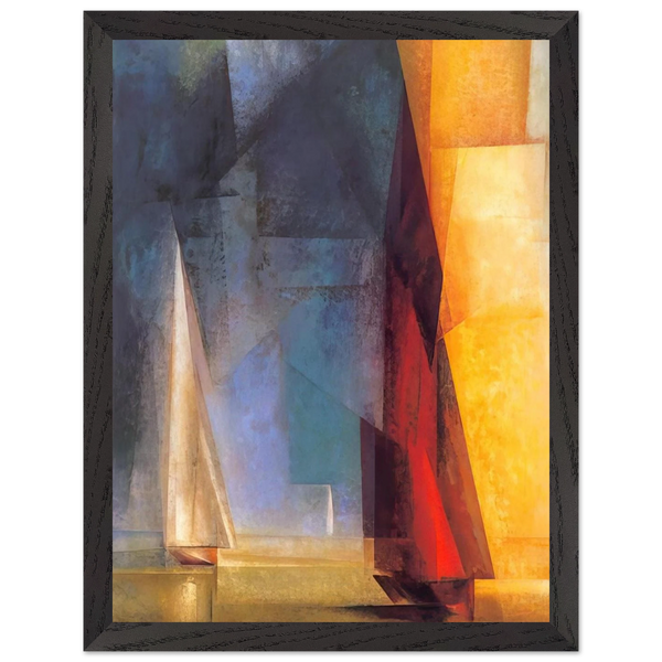 STILLER TAG AM MEER III 1929 by Lyonel Feininger — Framed art print at Zephyeer