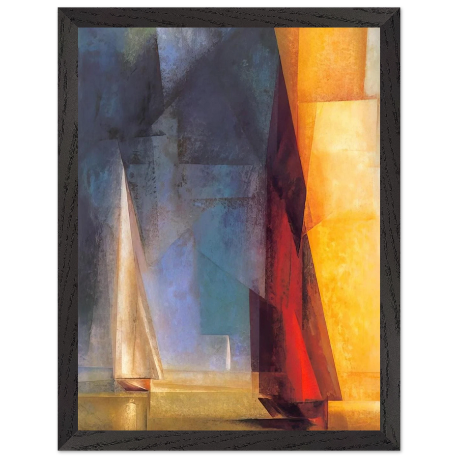 STILLER TAG AM MEER III 1929 by Lyonel Feininger — Framed art print at Zephyeer