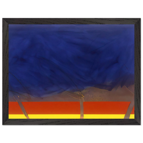 All Night - 1989 by Ronnie Landfield — Framed art print at Zephyeer