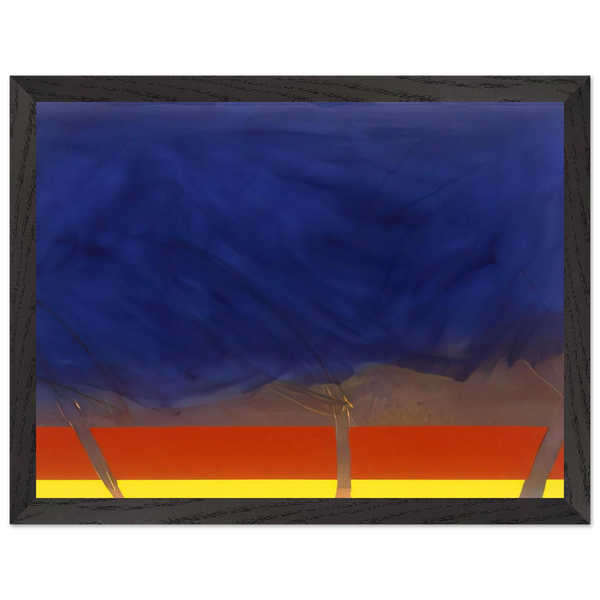 All Night - 1989 by Ronnie Landfield — Framed art print at Zephyeer