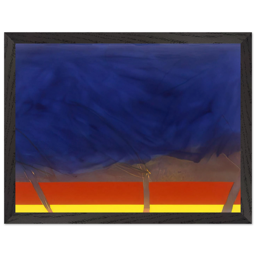 All Night - 1989 by Ronnie Landfield — Framed art print at Zephyeer
