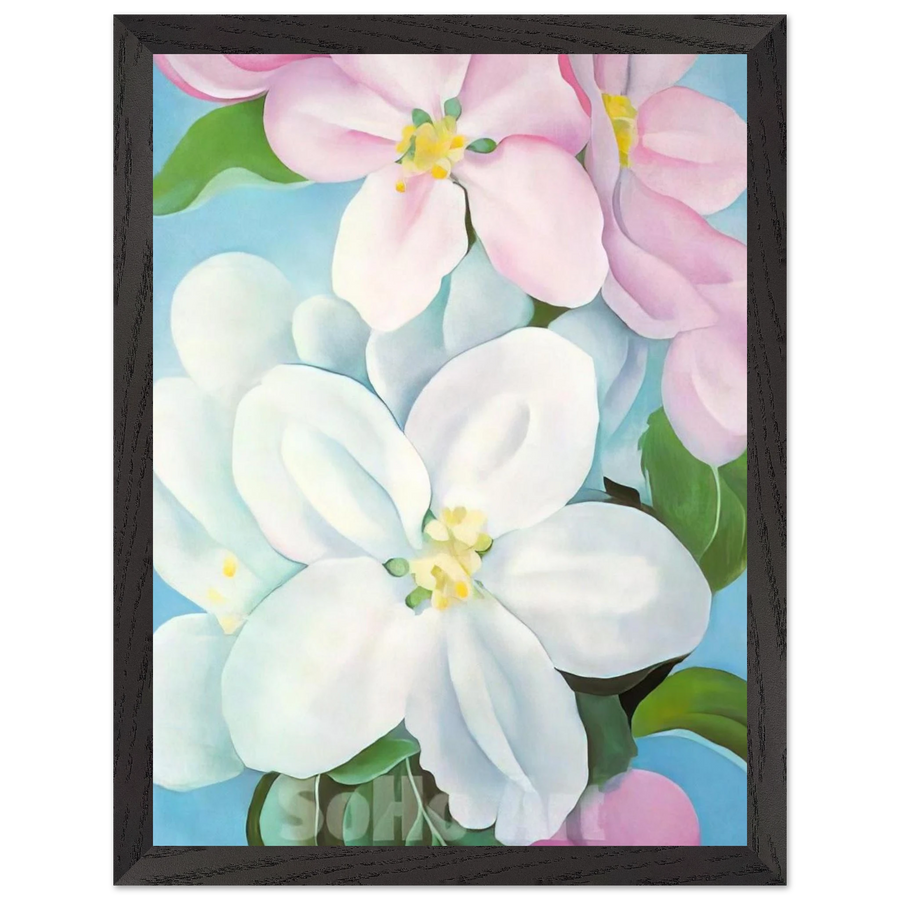 Apple Blossoms by Georgia O'Keeffe — Framed art print at Zephyeer