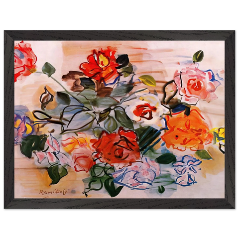 PINK BUNCH 1940 by Raoul Dufy — Framed art print at Zephyeer