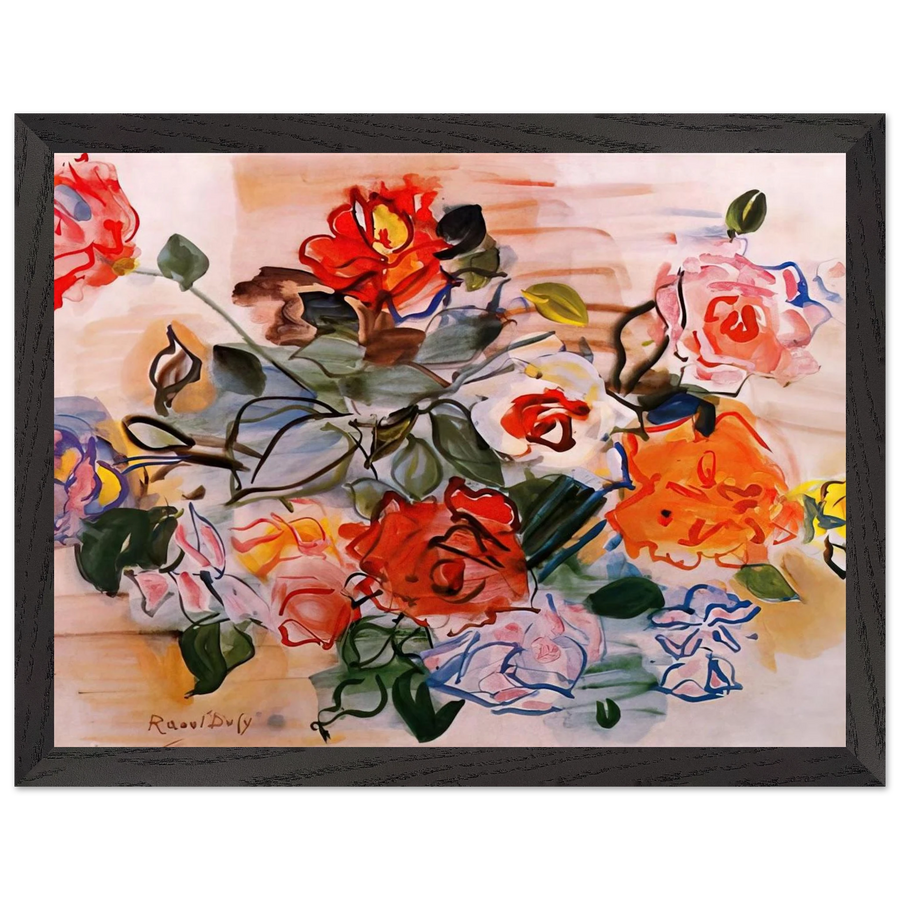 PINK BUNCH 1940 by Raoul Dufy — Framed art print at Zephyeer
