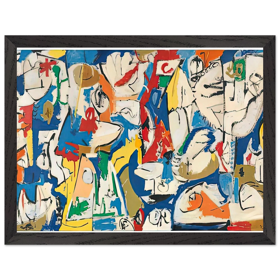 The Jugglers, 1951- by Helen Frankenthaler — Framed art print at Zephyeer