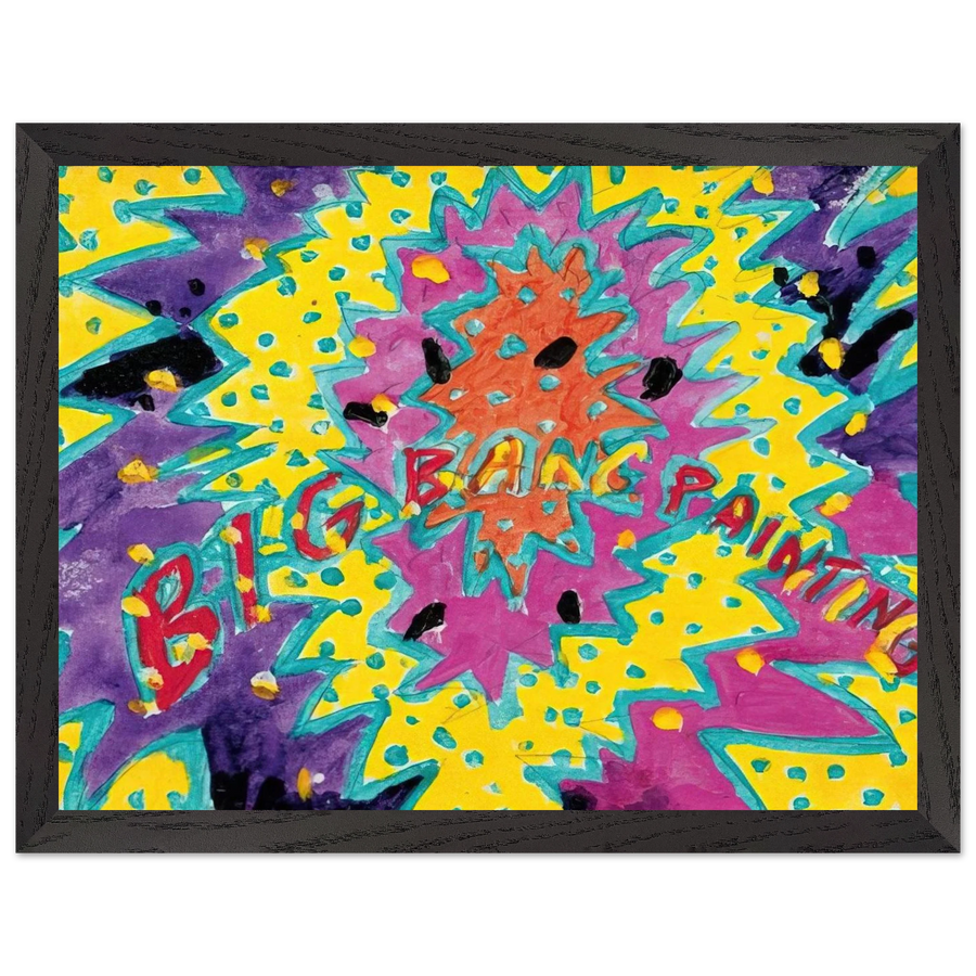 Big Bang Painting - 1988 by Paul Thek — Framed art print at Zephyeer