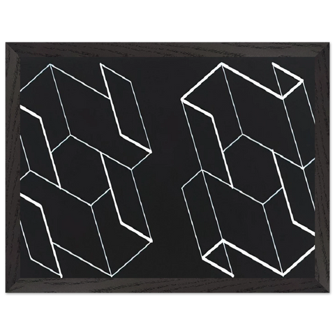 DUO H 1966 by Josef Albers — Framed art print at Zephyeer