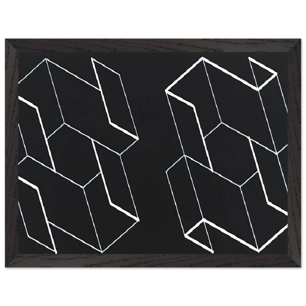 DUO H 1966 by Josef Albers — Framed art print at Zephyeer