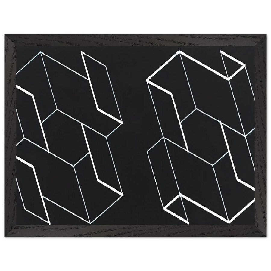 DUO H 1966 by Josef Albers — Framed art print at Zephyeer