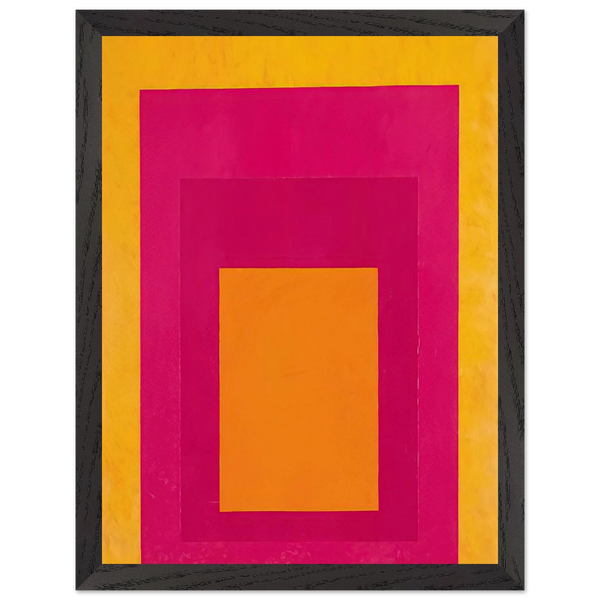 HOMAGE TO THE SQUARE LA TEHUANA 1951 by Josef Albers — Framed art print at Zephyeer