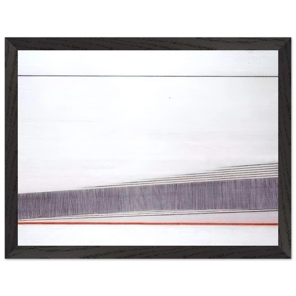La linea rossa - 1966 by Bice Lazzari — Framed art print at Zephyeer