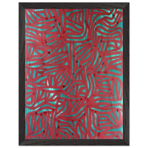 Irregular Grid by Sol LeWitt — Framed art print at Zephyeer