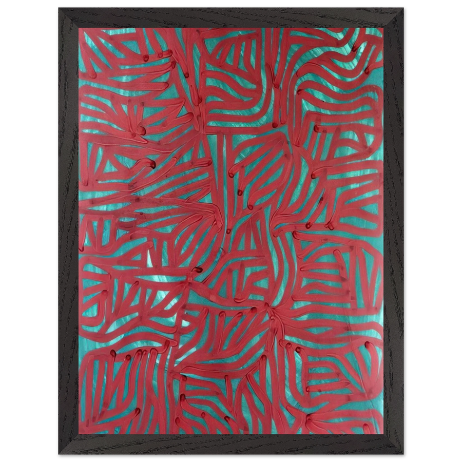 Irregular Grid by Sol LeWitt — Framed art print at Zephyeer
