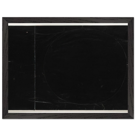 Black on Black by Ellsworth Kelly — Framed art print at Zephyeer