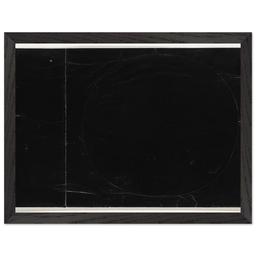 Black on Black by Ellsworth Kelly — Framed art print at Zephyeer