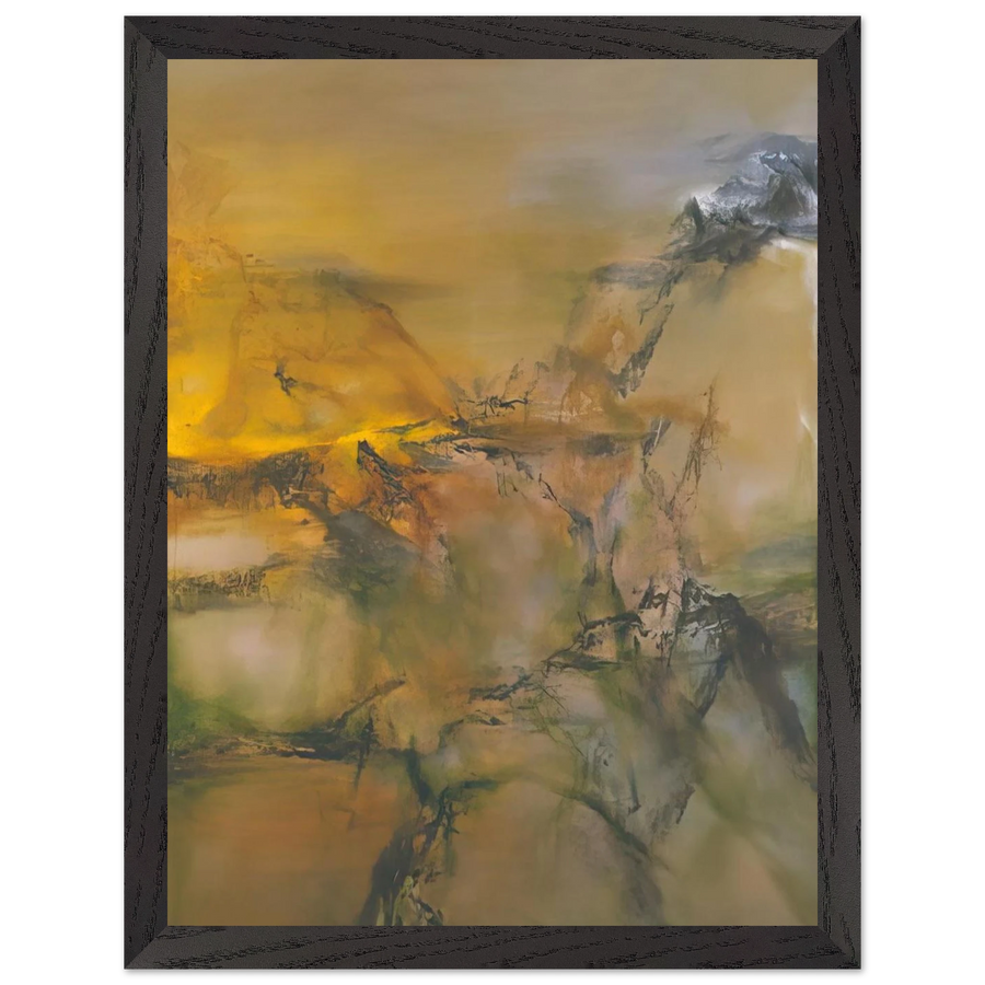 1 07 2001 2001 by Zao Wou-Ki — Framed art print at Zephyeer