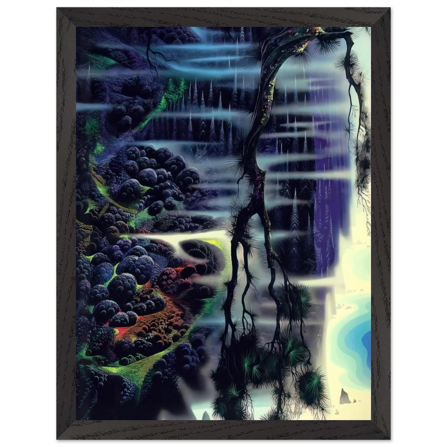 Seaside Splendor by Eyvind Earle — Framed art print at Zephyeer