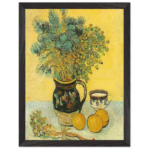 Still Life Majolica Jug with Wildflowers by Vincent van Gogh — Framed art print at Zephyeer