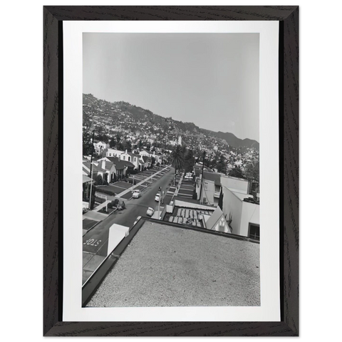 RESIDENTIAL ROOFTOPS SERIES 1 by Edward Ruscha — Framed art print at Zephyeer