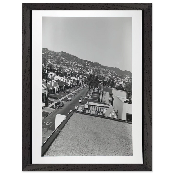 RESIDENTIAL ROOFTOPS SERIES 1 by Edward Ruscha — Framed art print at Zephyeer