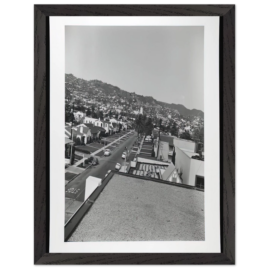 RESIDENTIAL ROOFTOPS SERIES 1 by Edward Ruscha — Framed art print at Zephyeer
