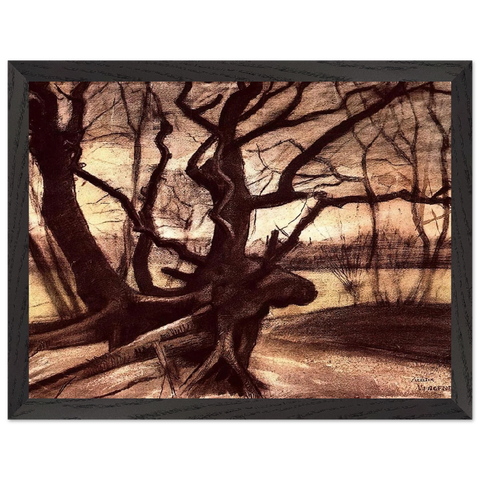 Study of a Tree by Vincent van Gogh — Framed art print at Zephyeer