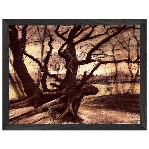 Study of a Tree by Vincent van Gogh — Framed art print at Zephyeer