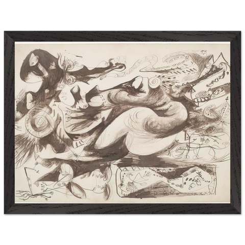UNTITLED O CONNOR THAW 770 by Jackson Pollock — Framed art print at Zephyeer
