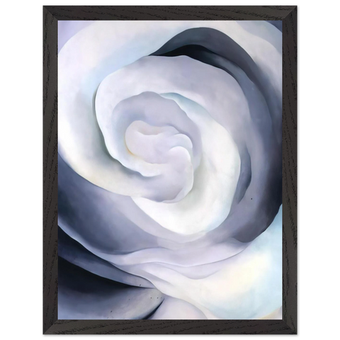 Abstraction White Rose by Georgia O'Keeffe — Framed art print at Zephyeer