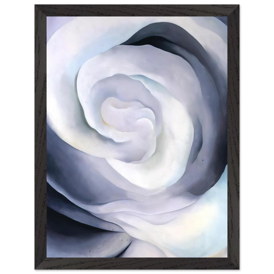 Abstraction White Rose by Georgia O'Keeffe — Framed art print at Zephyeer