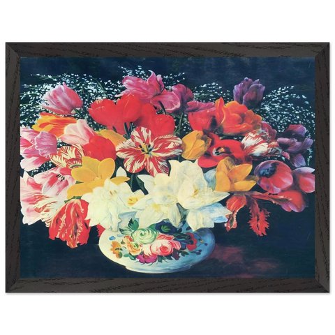 GRAND BOUQUET OF TULIPS 1952 by Moise Kisling — Framed art print at Zephyeer